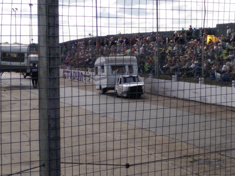 Illustration for article titled Went to watch some Banger racing today